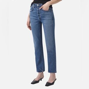 AGOLDE Riley Long straight-leg jeans